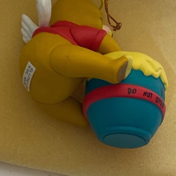 Disney Angel Winnie The Pooh Holiday X-Mas Collectible Hanging Ornament - Picture 5 of 10